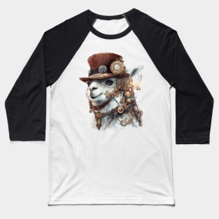 Steampunk Alpaca Baseball T-Shirt